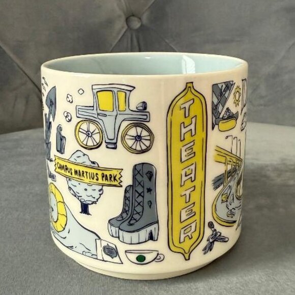 Starbucks DETROIT Been There Series Ceramic Coffee Mug, 14 Oz - Picture 2 of 6
